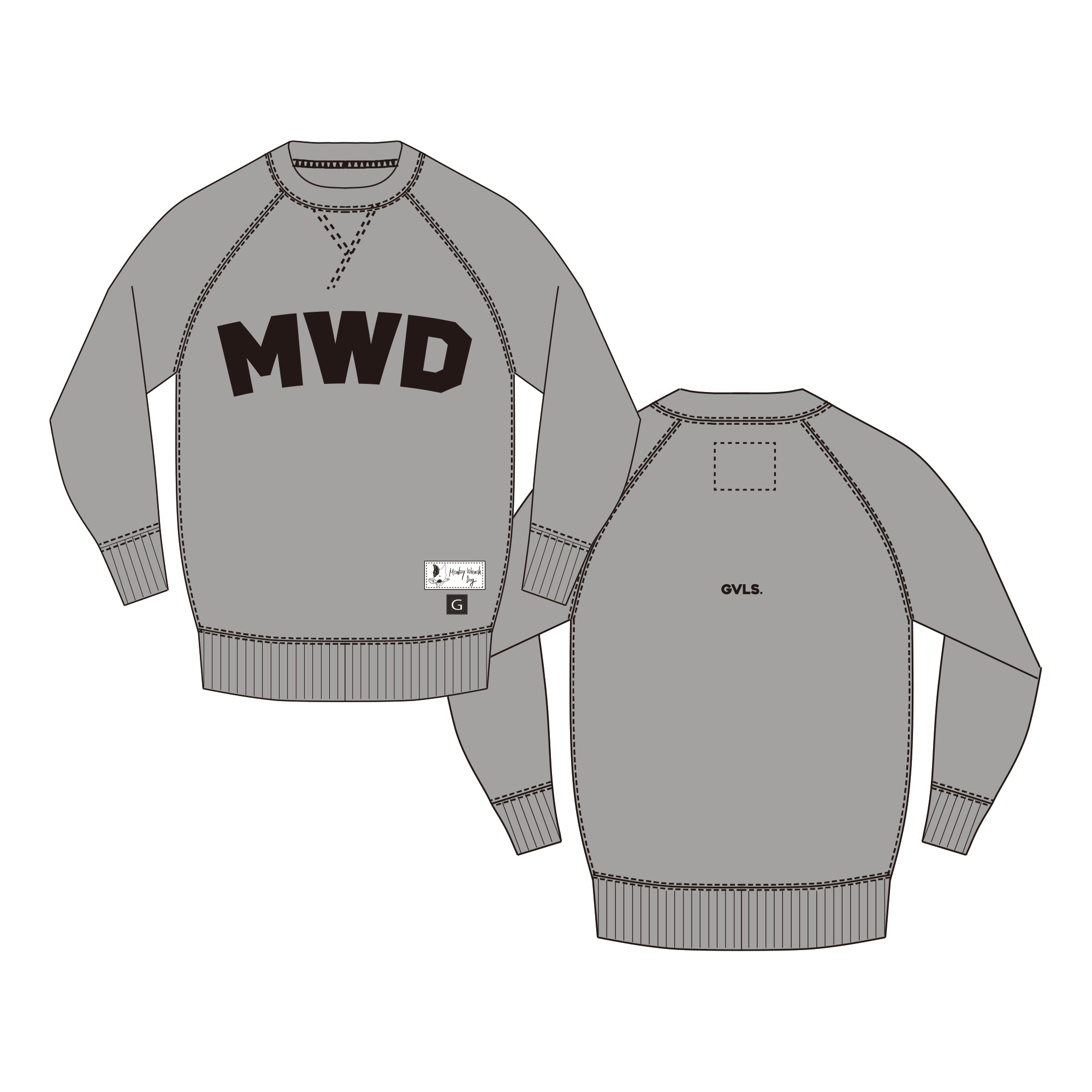 MWD×GAVIAL SWEAT GRAY – FANY Mall