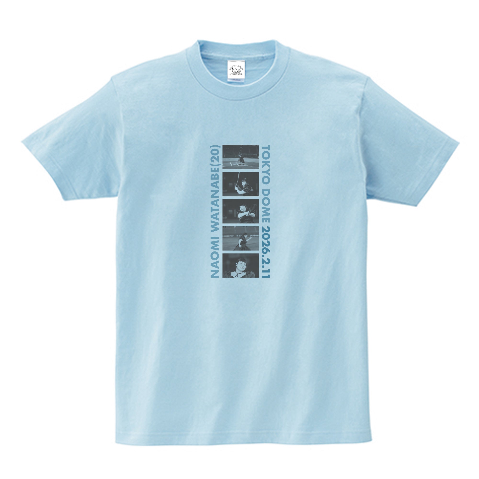 うにょ達サポート』Tシャツ(ライトブルー) 【申込み期日：2025年