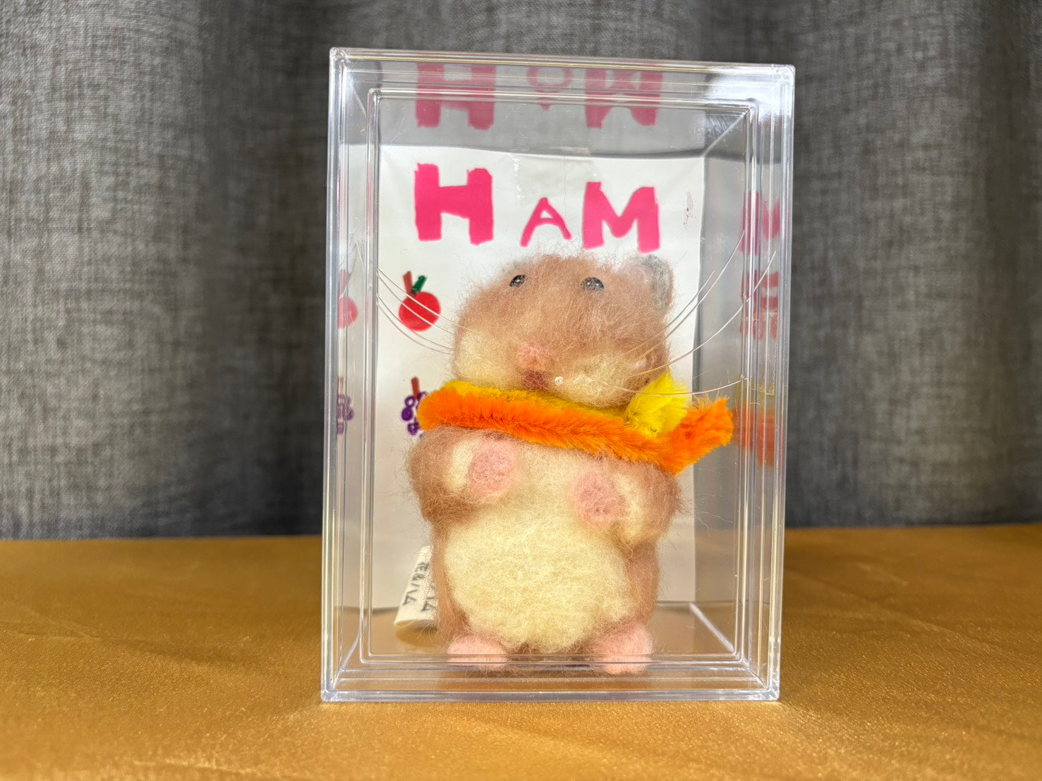 山田花子】羊毛フェルト人形「マフラーハムちゃん」 – FANY Mall