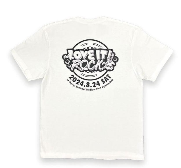 ラヴィット！ロック2024 Tシャツ/ロゴ ホワイト【申込期間：9月1日23時