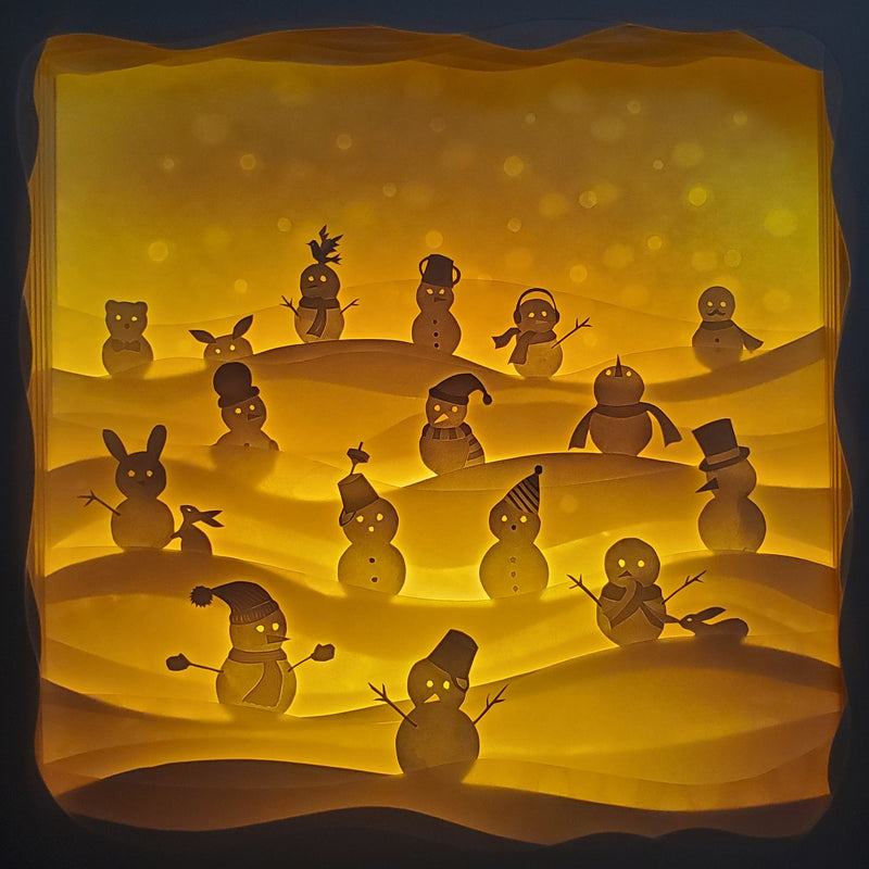 みんなの雪だるま