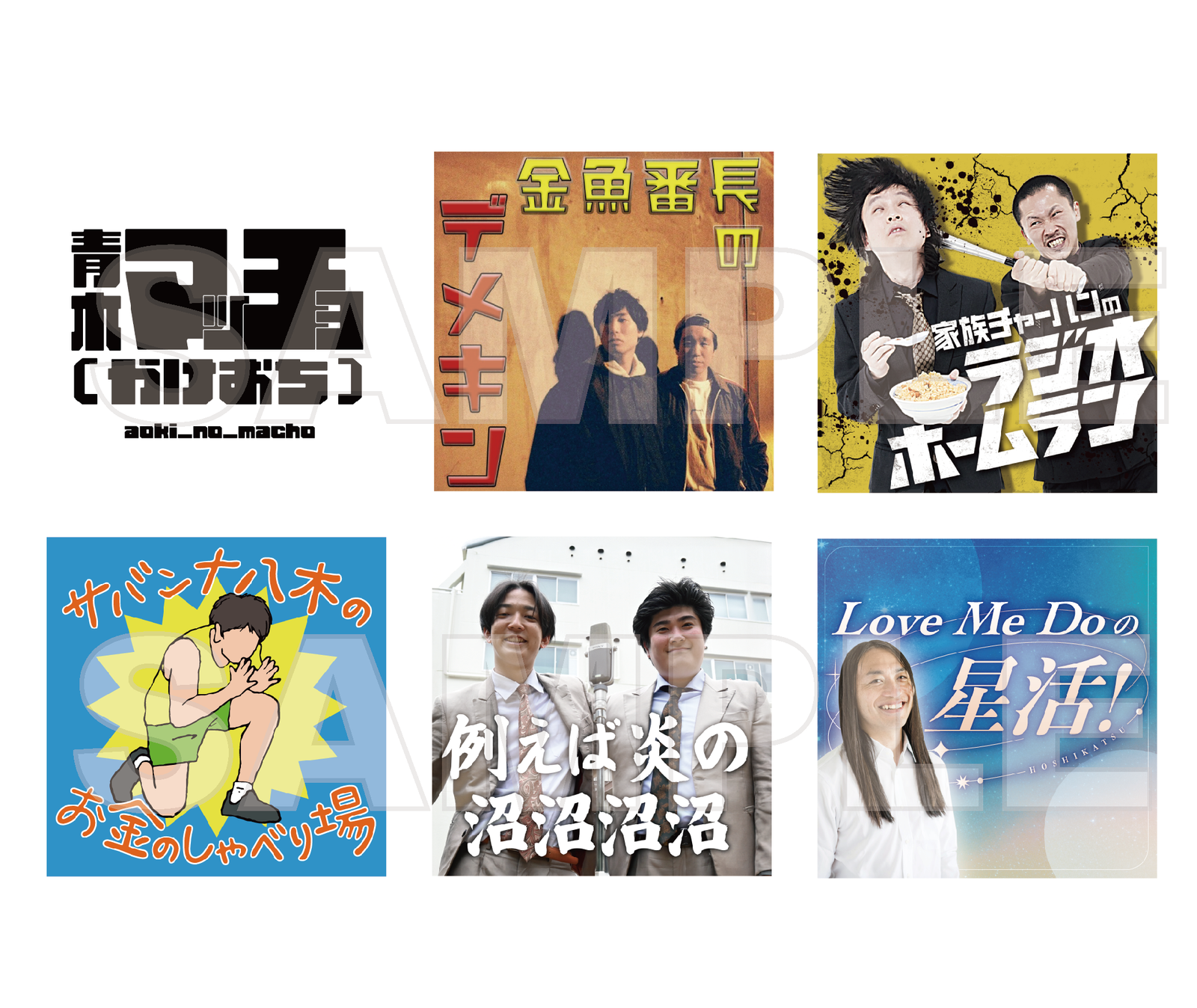 スタエフフェス2025】番組カードセット (6枚入り) – FANY Mall