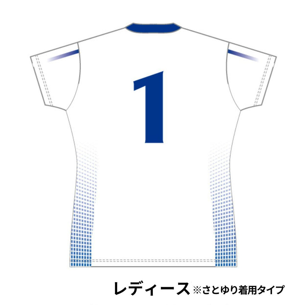さとゆり×スクアドラ】バレーゲームシャツ 1番【申込期間：11月30日23