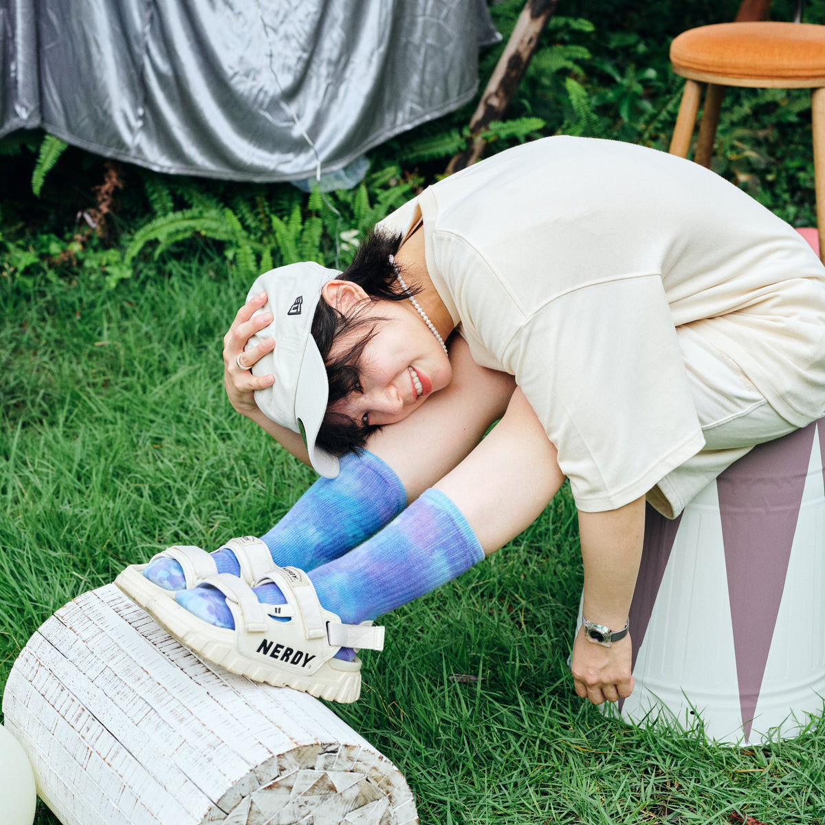 so.C.hu ライトイエロー ソクチュウ ワイドスカート soChu クイーンズコート QUEENS COURT シャーベットカラーチュール