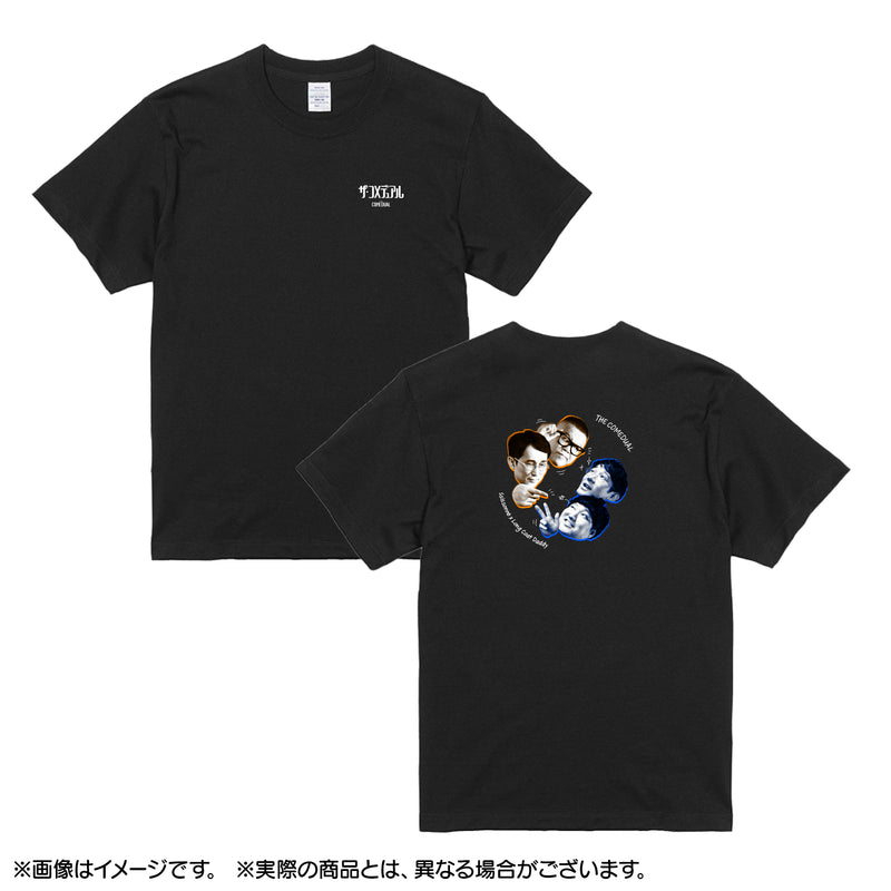 ザ・コメデュアル　Tシャツ　シソンヌ×ロングコートダディ　ブラック