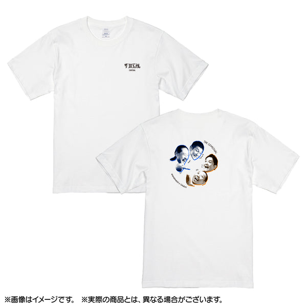 ザ・コメデュアル　Tシャツ　笑い飯×千鳥　ホワイト