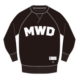 MWD×GAVIAL　SWEAT　BLACK