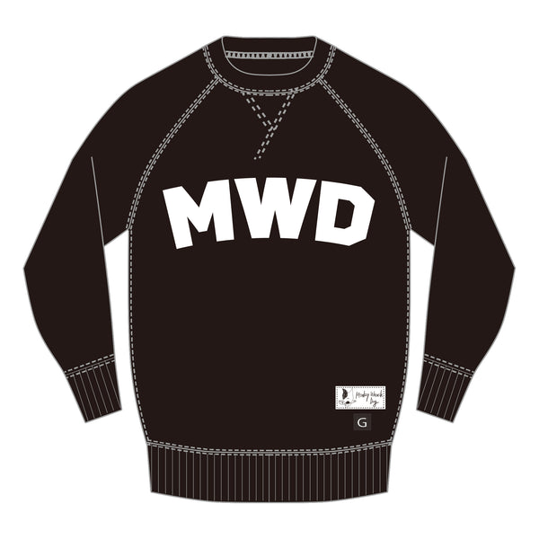 MWD×GAVIAL　SWEAT　BLACK