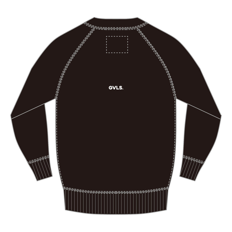 MWD×GAVIAL　SWEAT　BLACK