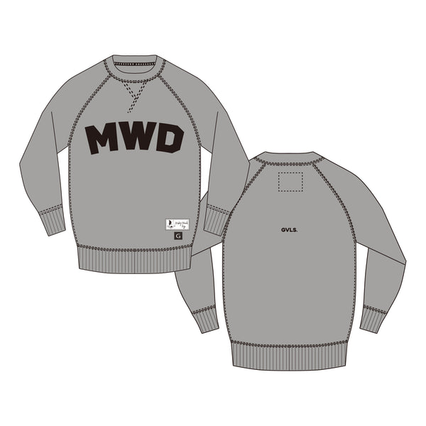 MWD×GAVIAL　SWEAT　GRAY