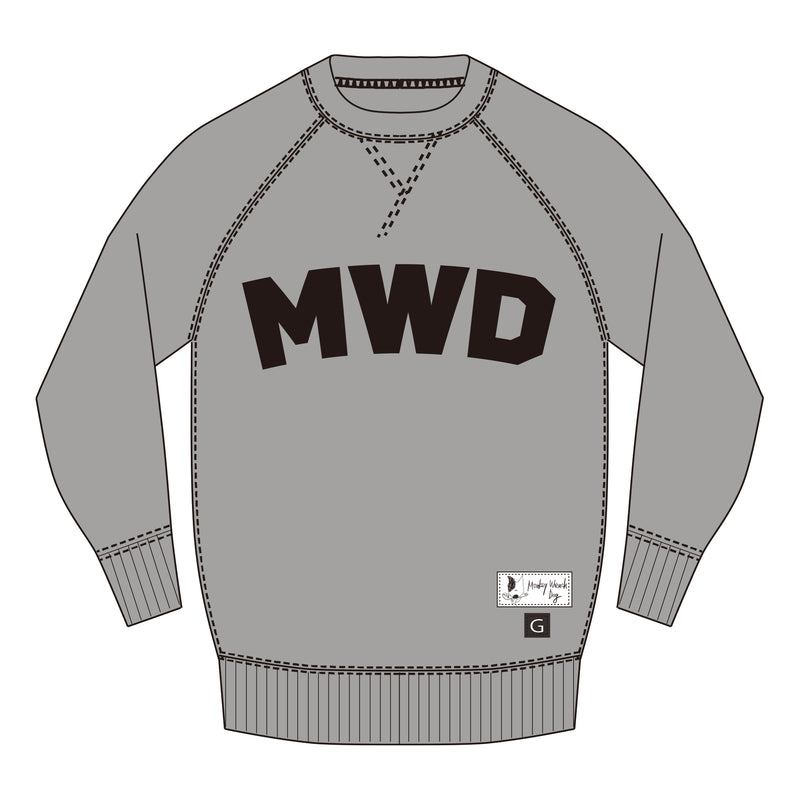 MWD×GAVIAL　SWEAT　GRAY
