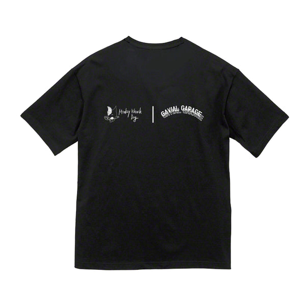 MWD×GVLGフォトTシャツ　BLACK