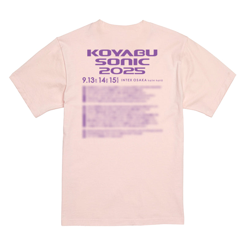 キービジュアルTシャツ ベビーピンク×パープル【申込期間：8月27日23時59分まで】