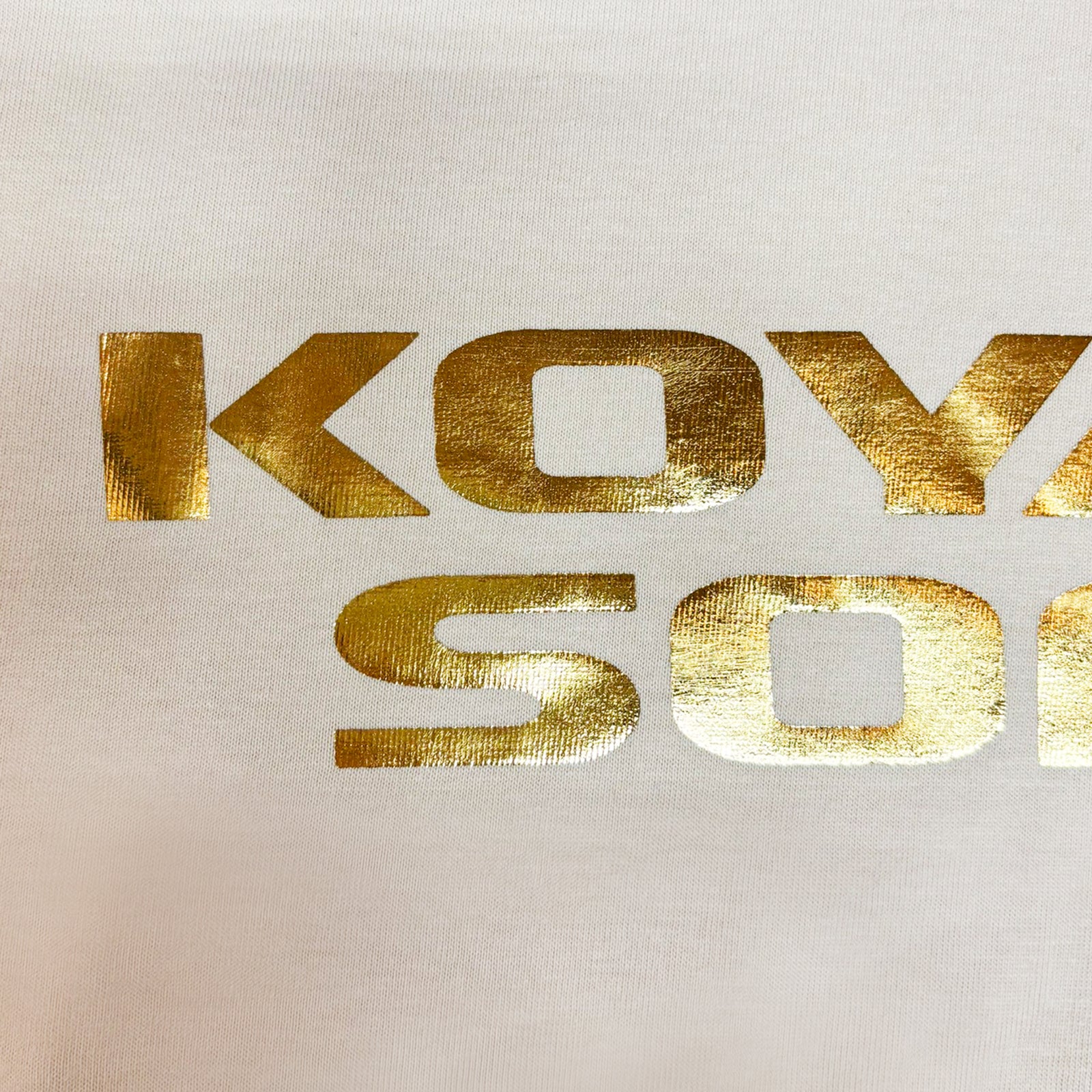 KOYABU SONIC 2026】ロゴTシャツ ゴールド [受注期間：2026年8月30日