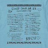 みんなへの愛激重Tシャツ アクアブルー【申込み期日：2025年10月19日（日）23時59分まで】