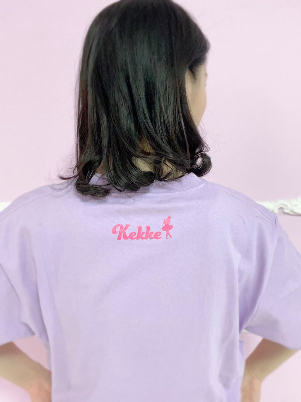 Kekke GANIMATA Tシャツ ライトパープル【申込期間：2024年1月16日13時まで】