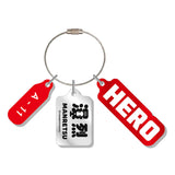 漫烈　3連アクリルチャーム