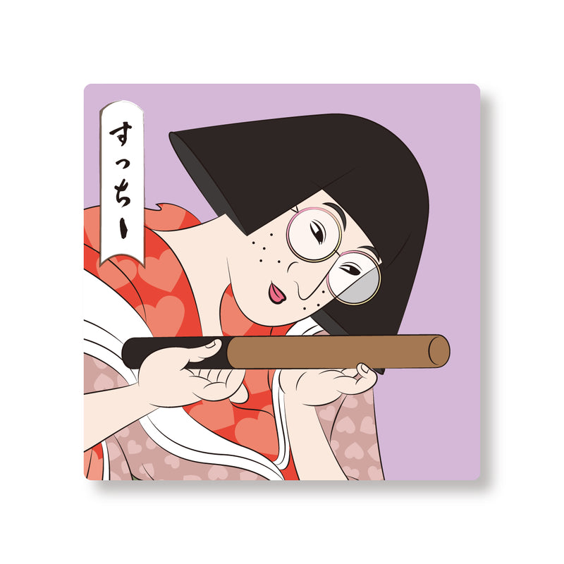 吉本新喜劇浮世絵集　タイルマグネット
