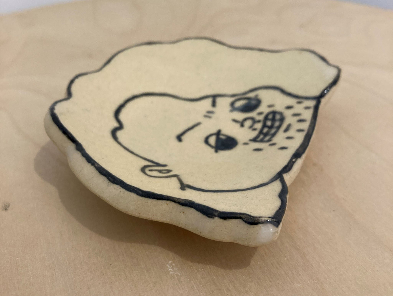 MAMES アートピース（原画） ヨシモトマメズ】豆図陶器原画 / 絵顔皿 見取り図 盛山晋太郎 – FANY Mall