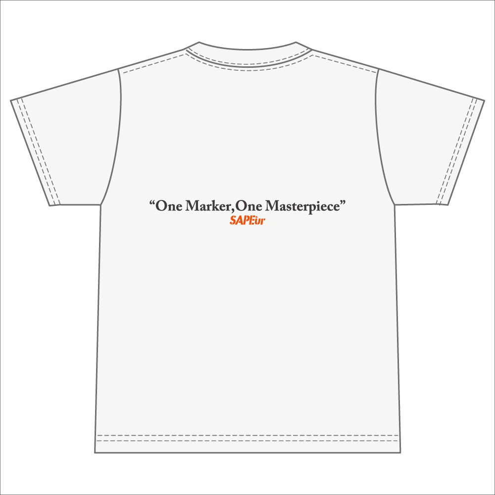 浜田雅功展】浜田先生描き下ろしアートTシャツ (ベートーベン)【SAPEur 