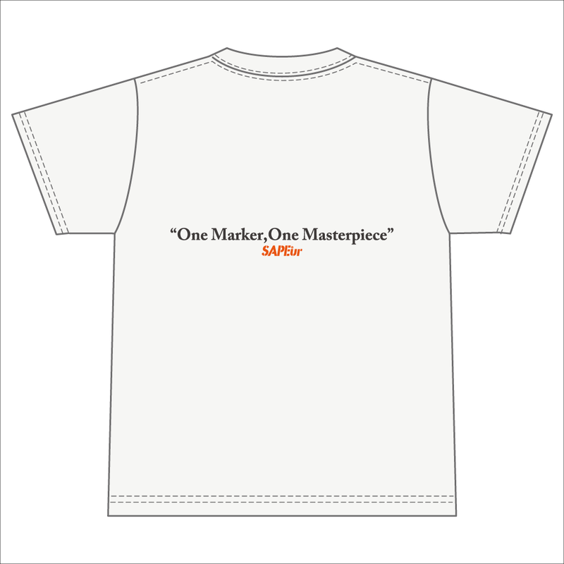 浜田雅功展】浜田先生描き下ろしアートTシャツ (ベートーベン)【SAPEur