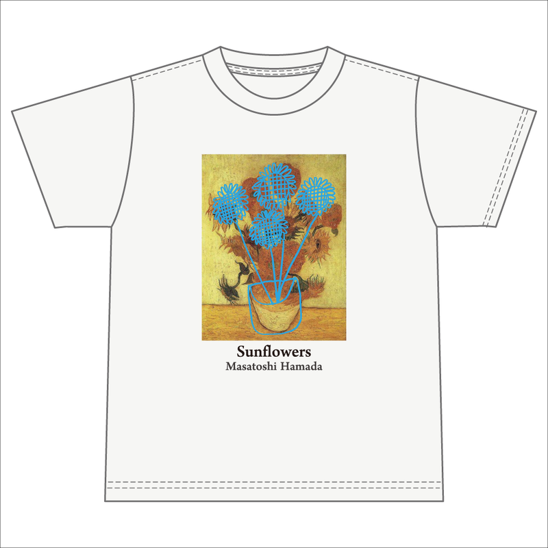浜田雅功展】浜田先生描き下ろしアートTシャツ (ひまわり)【SAPEur 浜田雅功展】浜田先生描き下ろしアートTシャツ (ひまわり)【SAPEur