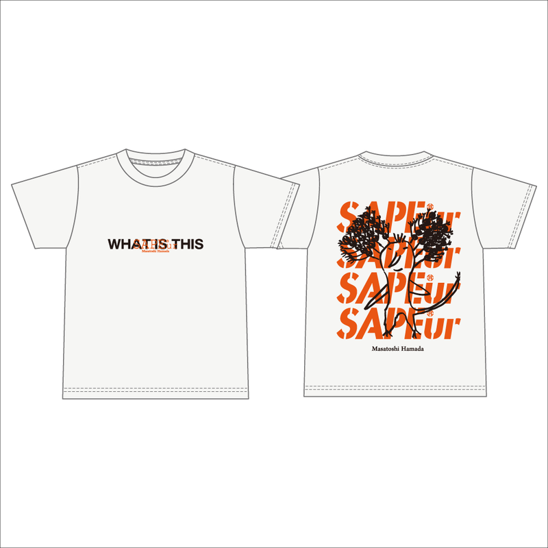浜田雅功展】浜田先生描き下ろしアートTシャツ (クジャク)【SAPEur 浜田雅功展】浜田先生描き下ろしアートTシャツ (クジャク)【SAPEur