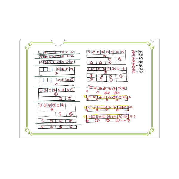 メトロンズOfficial Store　「No Sing,No End！」クリアファイル