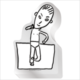 【浜田雅功展】アクリルブロック