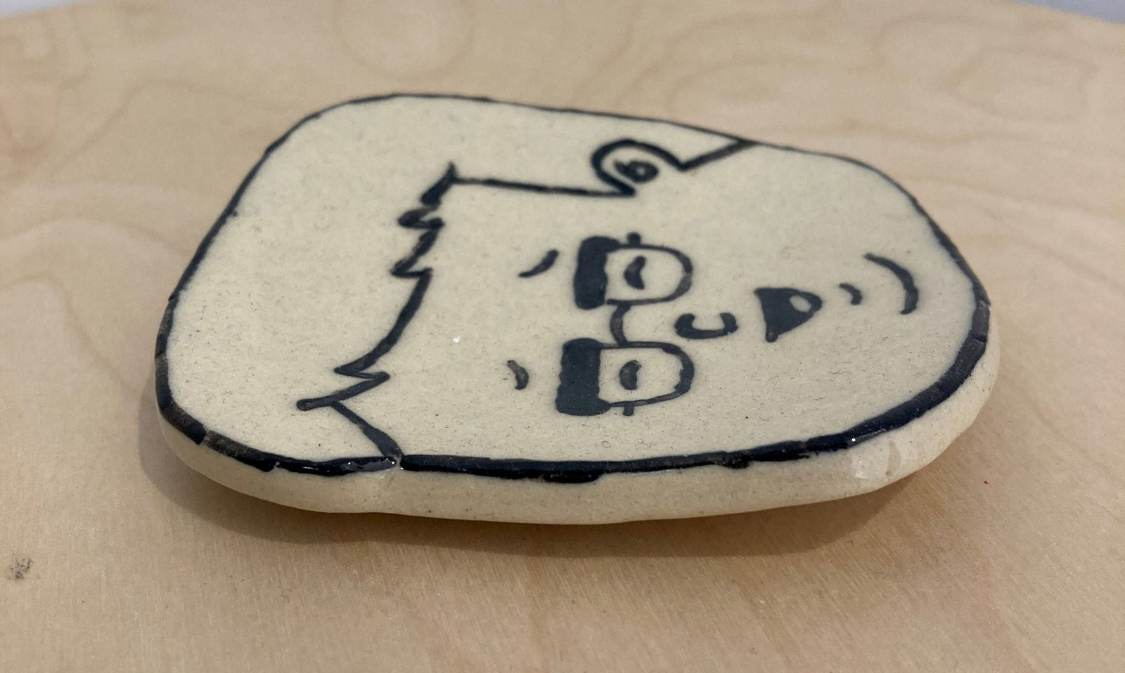 ヨシモトマメズ】豆図陶器原画 / 絵顔皿 マヂカルラブリー 村上 – FANY 