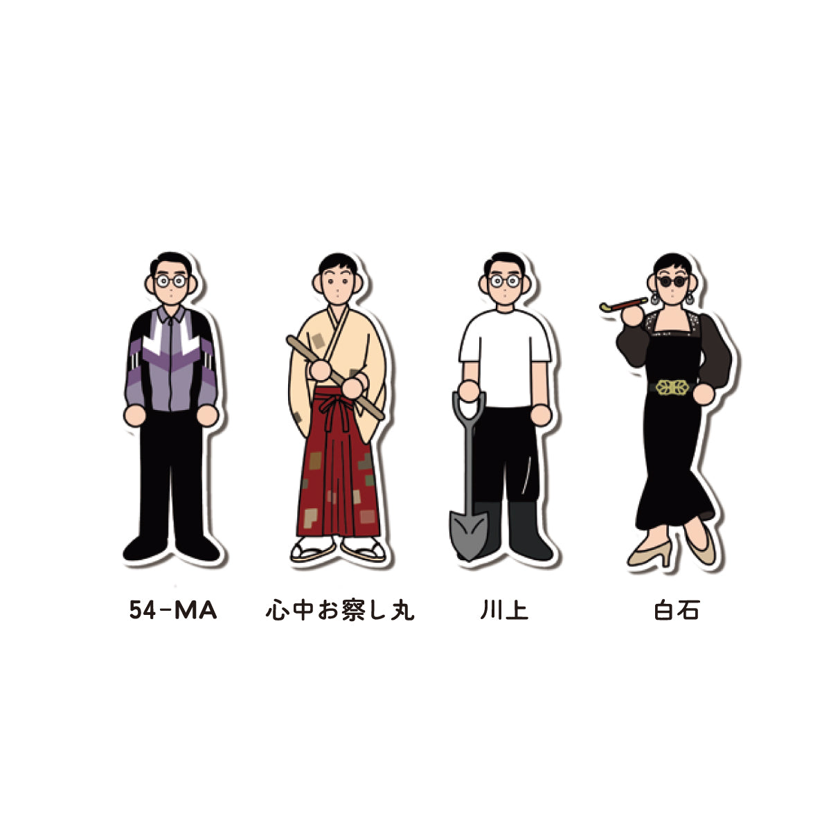 男性ブランコさん ブロマイド DBRLABS_goods_sticker5_1200x.
