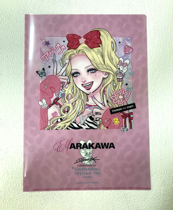 【isayamax exhibition エルフ荒川】クリアファイル・ステッカーセット