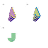 【JARUJARU】ワードアクキー・J