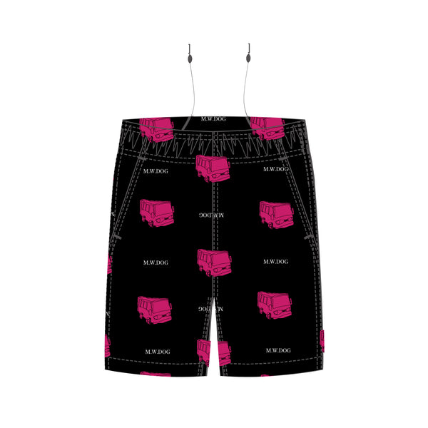 MWD×GVLS　vol.3　aloha shorts　バス　Black