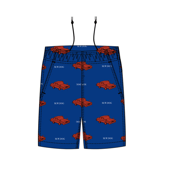 MWD×GVLS　vol.3　aloha shorts　セダン　Blue