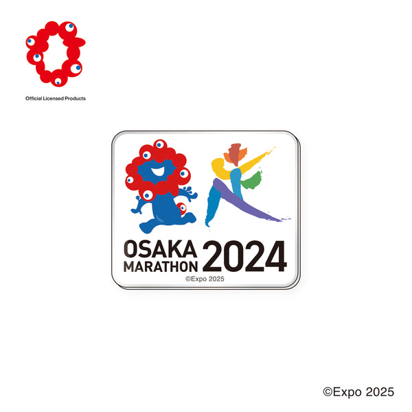 大阪マラソン2024　ピンバッジ 2025大阪・関西万博公式ライセンス商品