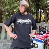 CHROME×RGTCワイドフィットTシャツ
