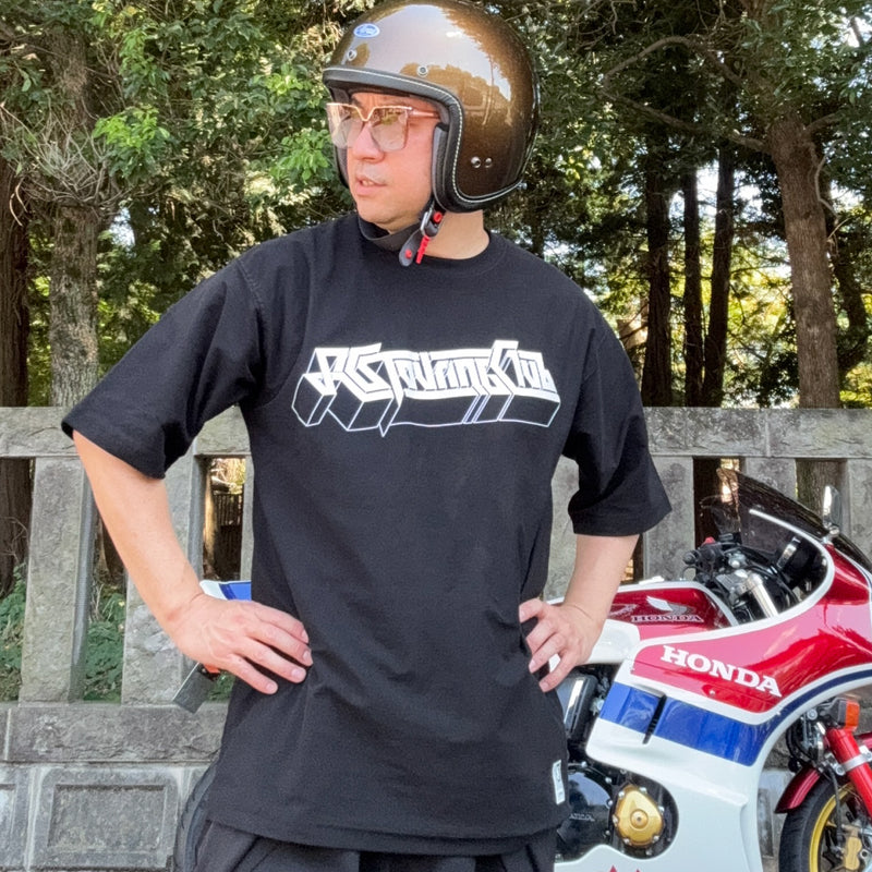CHROME×RGTCワイドフィットTシャツ