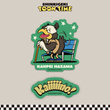 【SHINKIGEKI TOON TIME】ステッカー2枚セット　KANPEI HAZAMA
