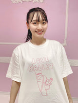 松浦景子 けっけバレエ　Tシャツ　ホワイト