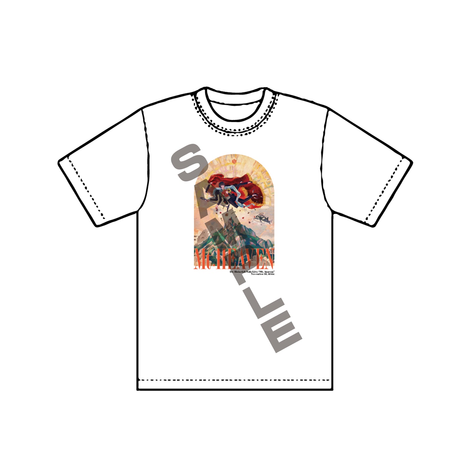 Dr.ハインリッヒ】『Mt.HEAVEN』 Tシャツ 白 – FANY Mall