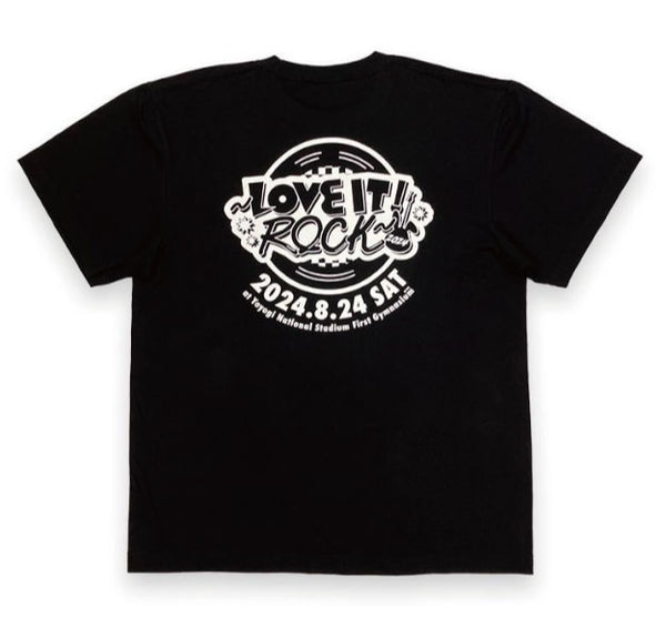 ラヴィット！ロック2024 Tシャツ/ロゴ ブラック【申込期間：9月1日23時