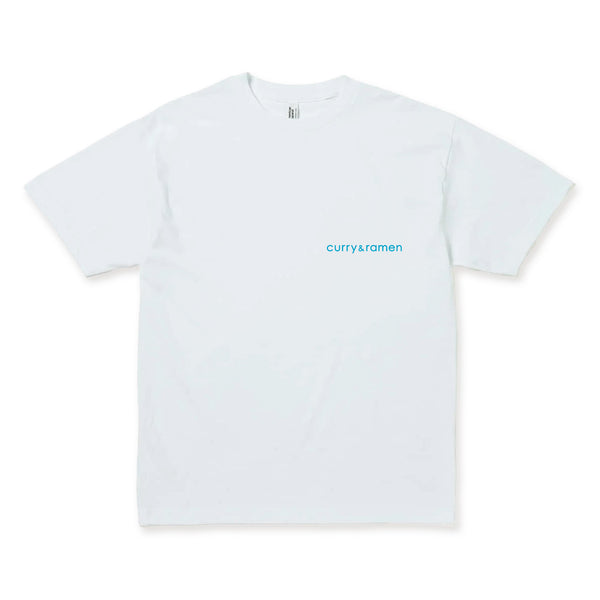 サルゴリラ カレー＆ラーメン3 Tシャツ　ブルー