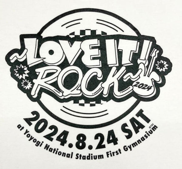 ラヴィット！ロック2024 Tシャツ/ロゴ ホワイト【申込期間：9月1日23時