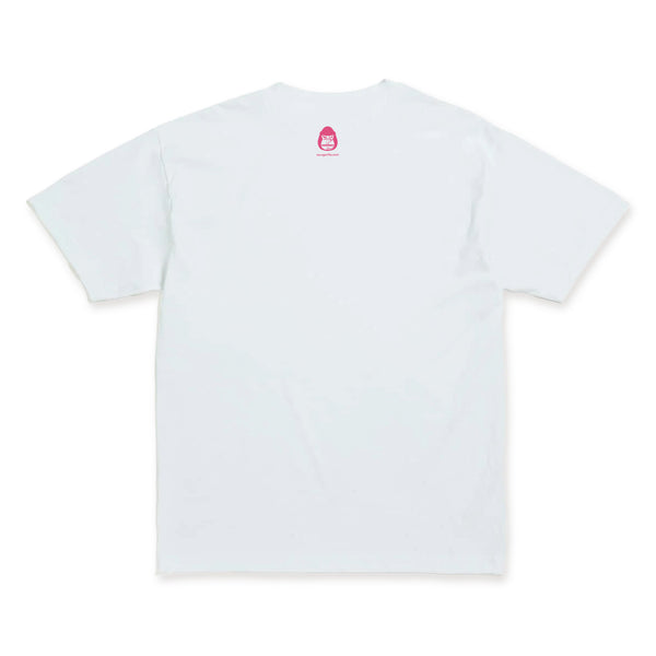 サルゴリラ カレー＆ラーメン3 Tシャツ　ピンク