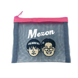 YOSHIMOTO刺繍シアーポーチ　めぞん
