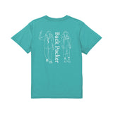 【POSSE限定】backpacker Tシャツ　ブルーグリーン