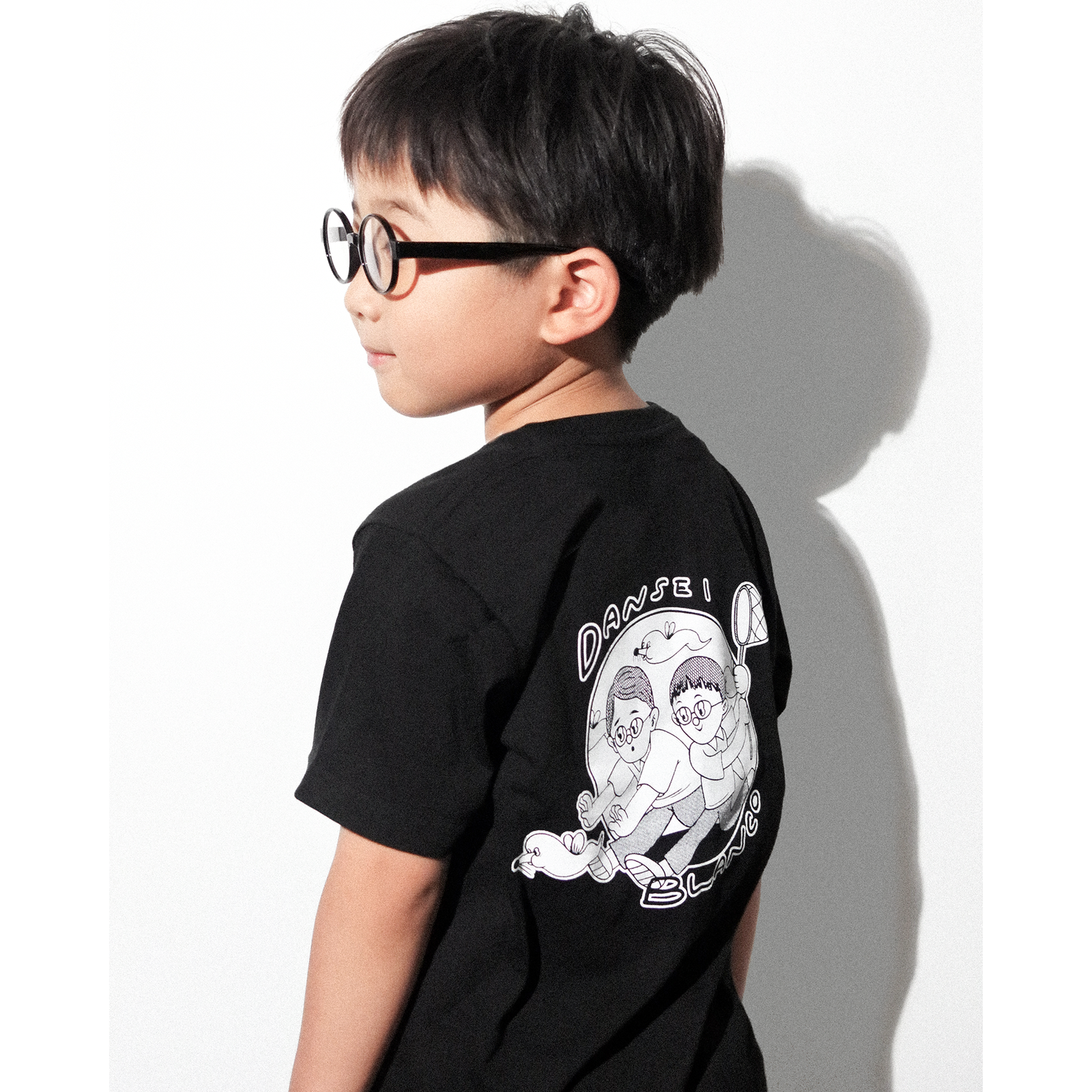 男性ブランコ】 キッズサイズTシャツ 若林萌Ver.（ブラック