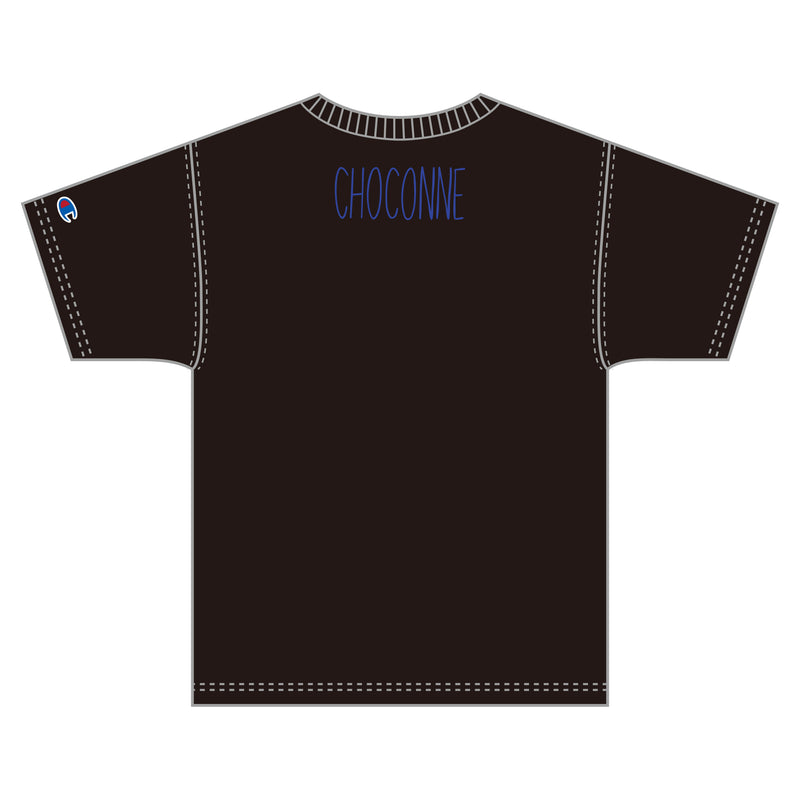 チョコンヌツアー2025　Champion　Tシャツ BLACK