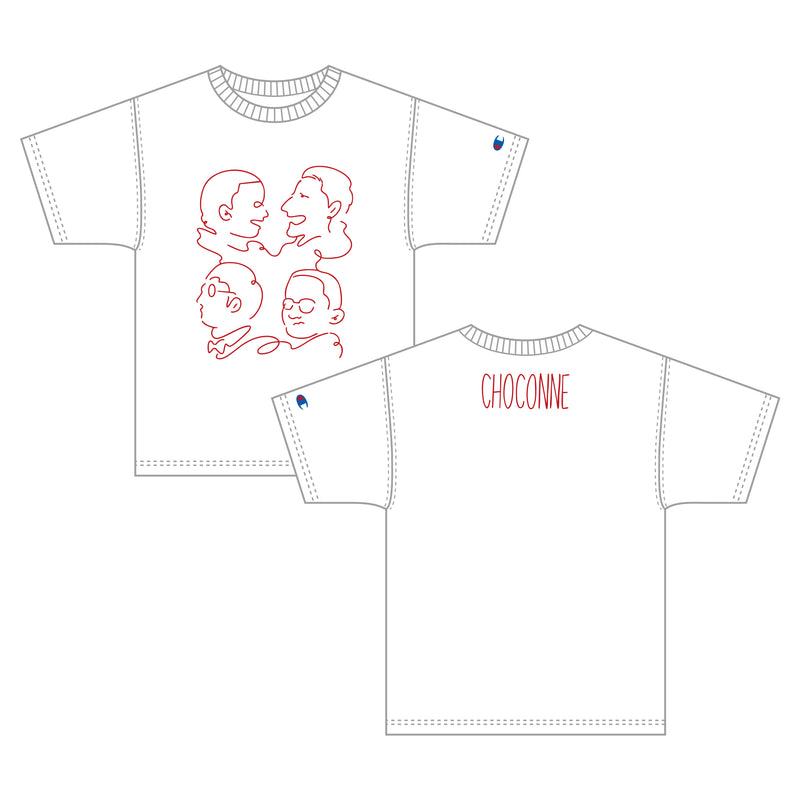 チョコンヌツアー2025　Champion　Tシャツ WHITE